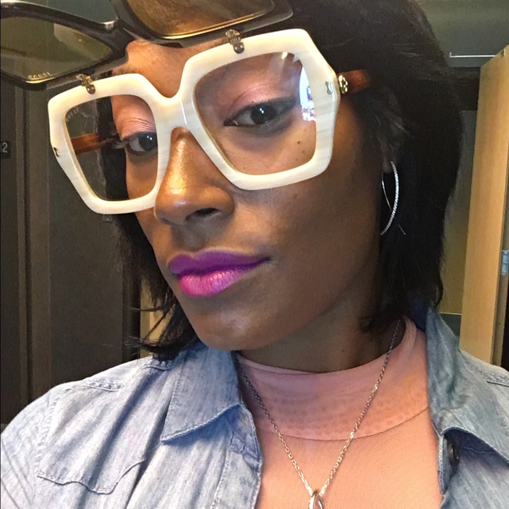 Gucci Oversize square-frame acetate sunglasses